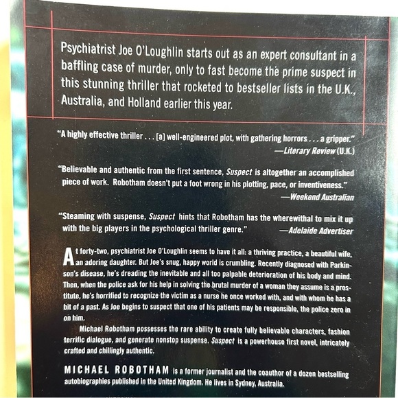 4 Novels BLACK MONDAY, BLACK CHALK, SHADOW MAN & SUSPECT Paperback Book - Picture 11 of 17